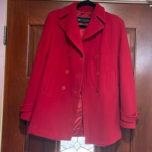 RED PEACOAT